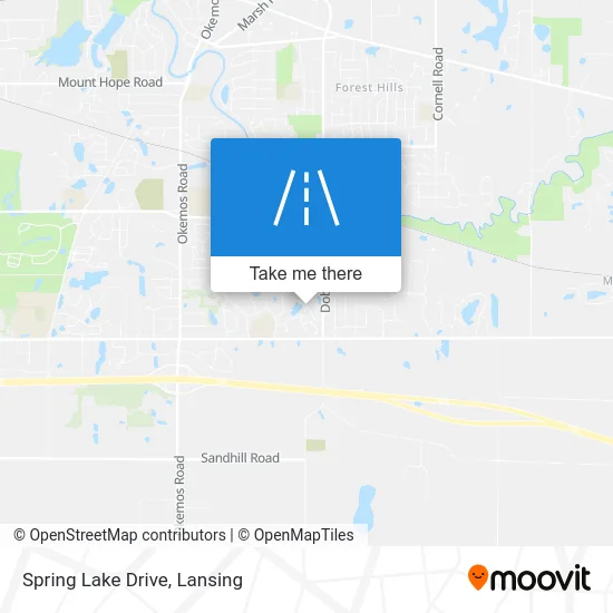 Spring Lake Drive map