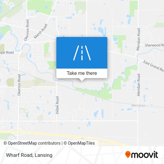 Mapa de Wharf Road