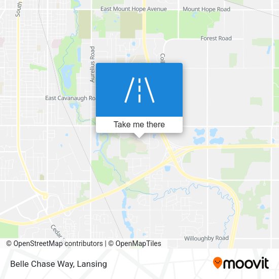 Mapa de Belle Chase Way