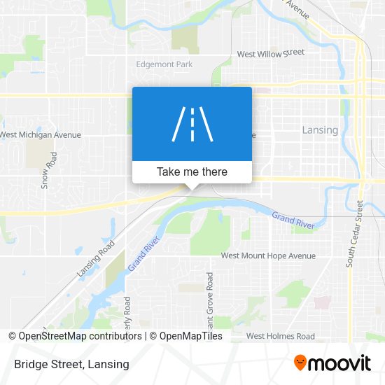 Mapa de Bridge Street