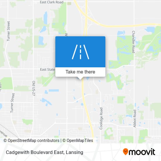 Mapa de Cadgewith Boulevard East