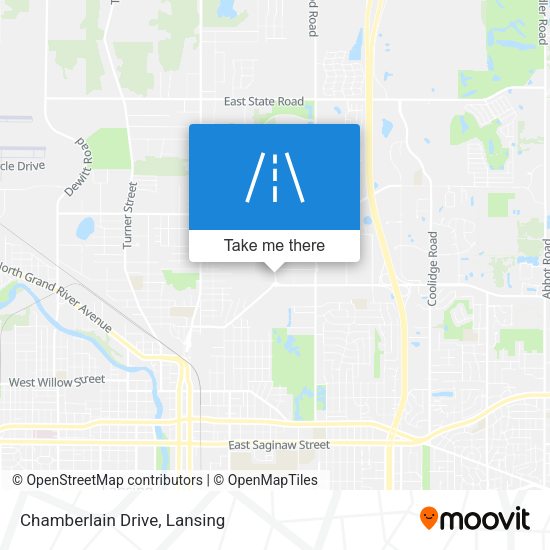 Mapa de Chamberlain Drive