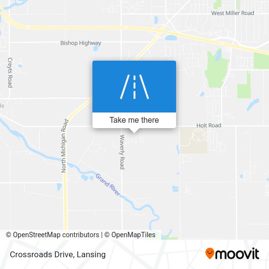 Mapa de Crossroads Drive