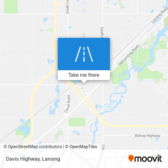 Davis Highway map