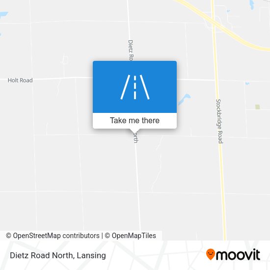 Mapa de Dietz Road North