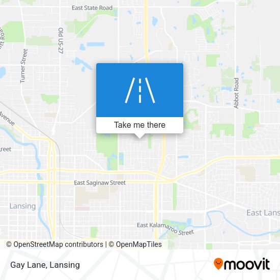 Mapa de Gay Lane