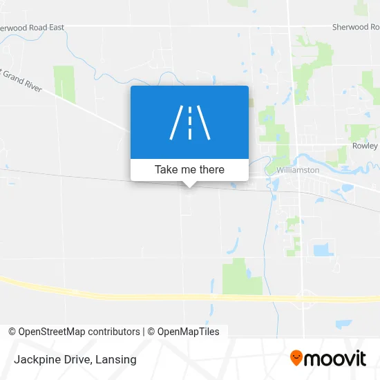 Jackpine Drive map