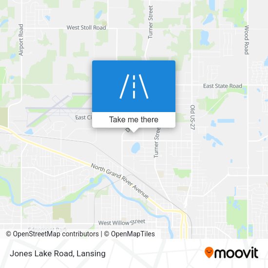 Mapa de Jones Lake Road