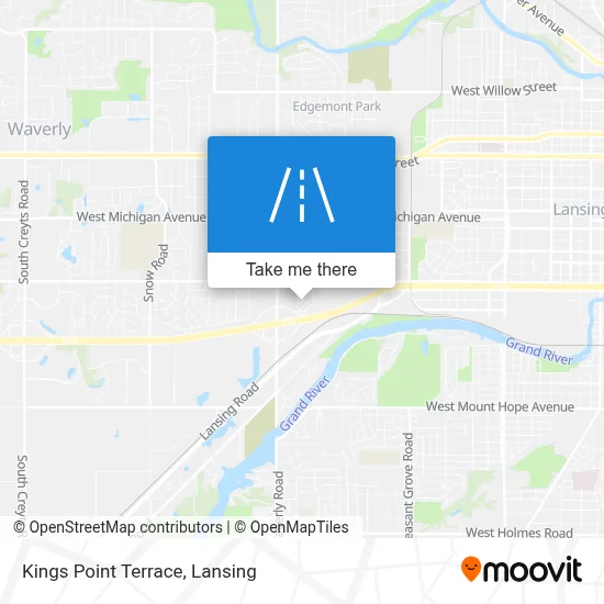 Kings Point Terrace map