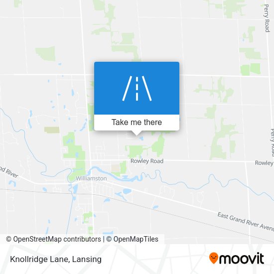 Knollridge Lane map