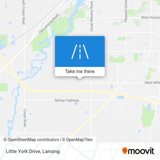 Mapa de Little York Drive