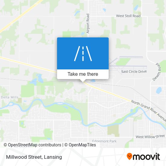 Mapa de Millwood Street