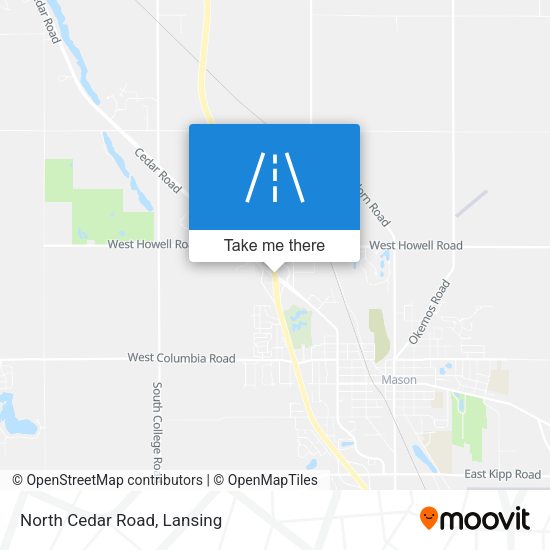 Mapa de North Cedar Road