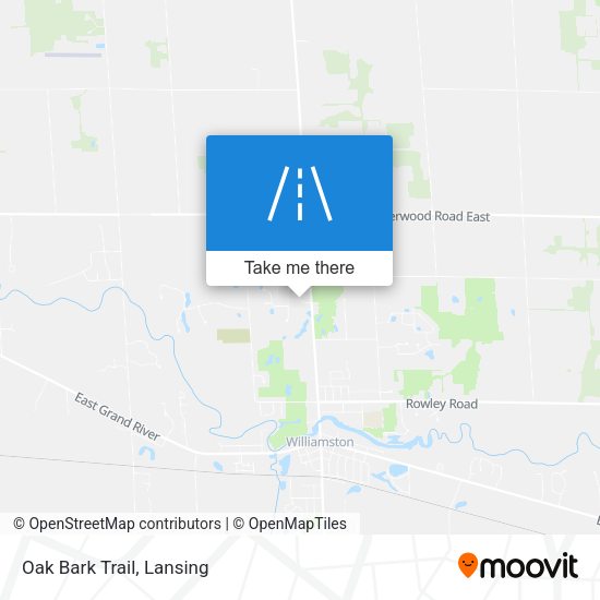Mapa de Oak Bark Trail