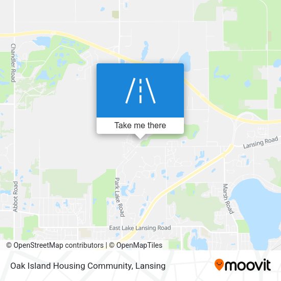 Mapa de Oak Island Housing Community