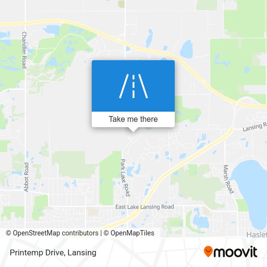 Mapa de Printemp Drive
