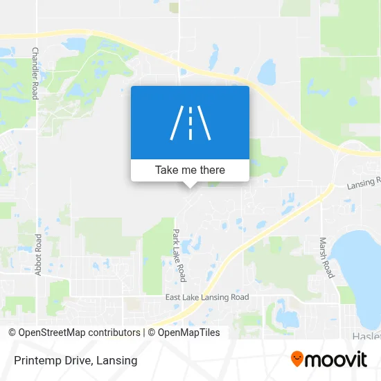 Printemp Drive map