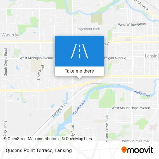 Queens Point Terrace map