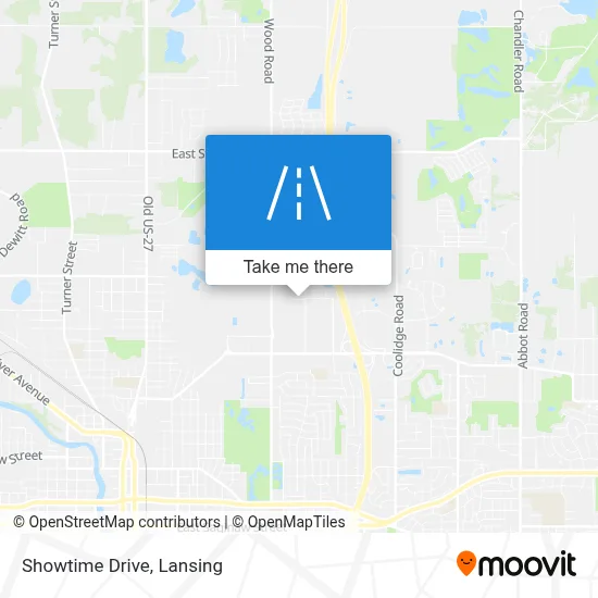 Showtime Drive map