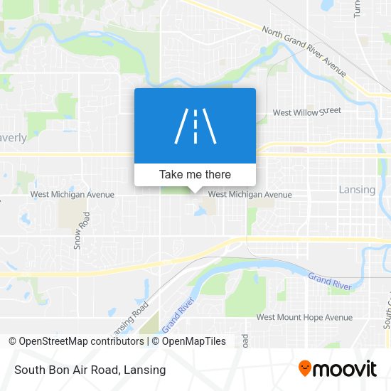 South Bon Air Road map