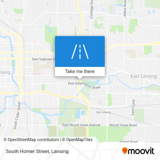 Mapa de South Homer Street