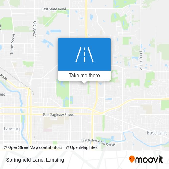 Mapa de Springfield Lane