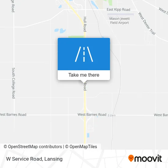 W Service Road map