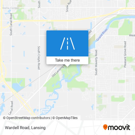 Mapa de Wardell Road