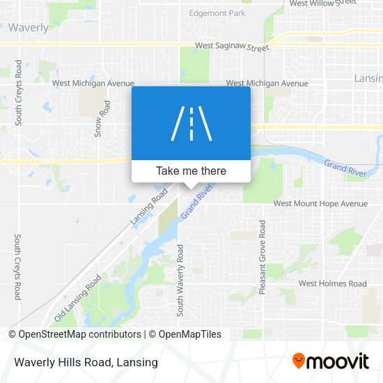 Waverly Hills Road map