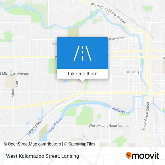 West Kalamazoo Street map