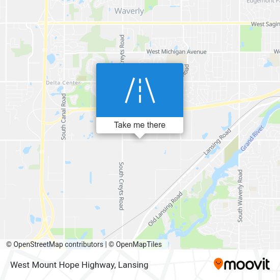Mapa de West Mount Hope Highway