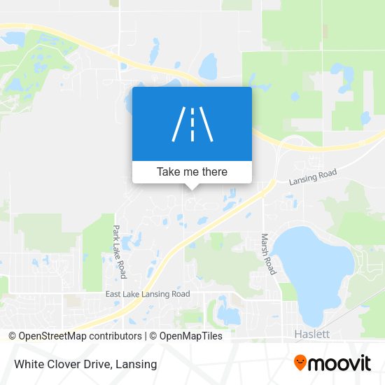 White Clover Drive map