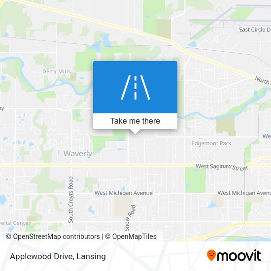 Applewood Drive map