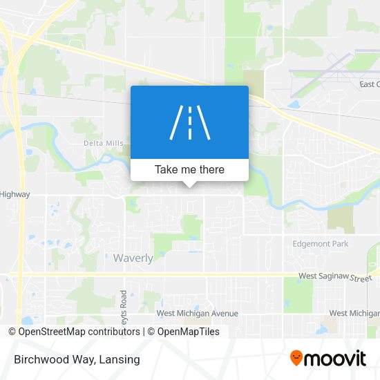 Mapa de Birchwood Way