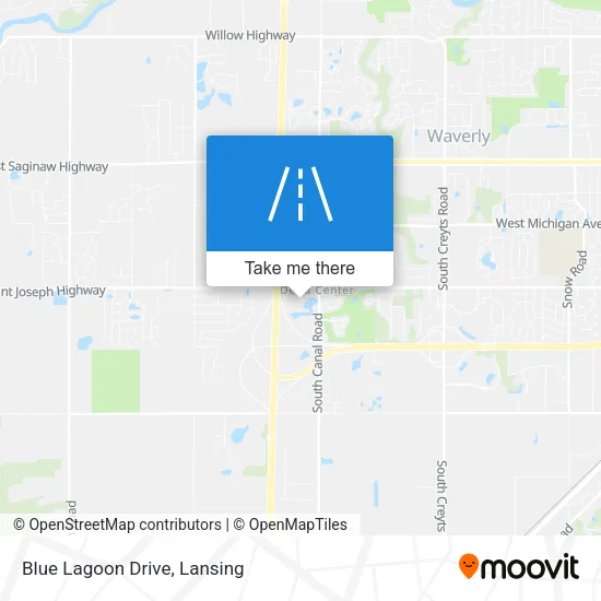 Blue Lagoon Drive map