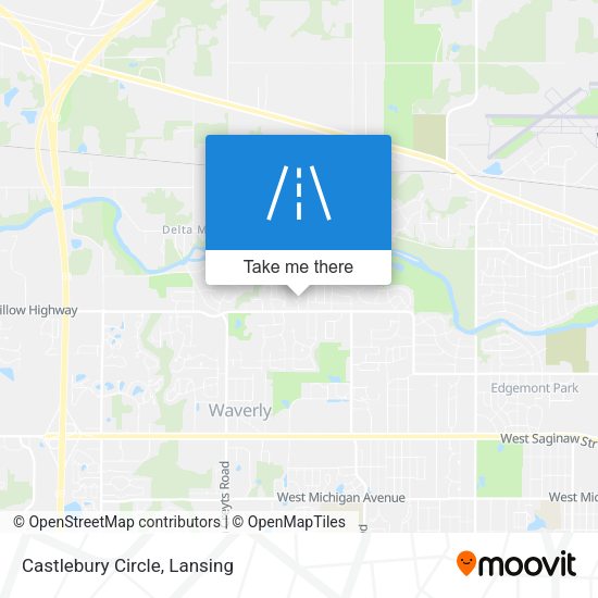 Castlebury Circle map