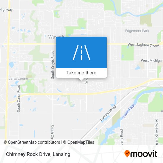 Mapa de Chimney Rock Drive