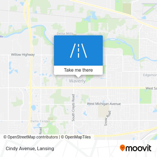 Cindy Avenue map