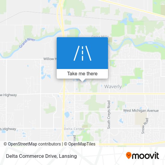 Delta Commerce Drive map
