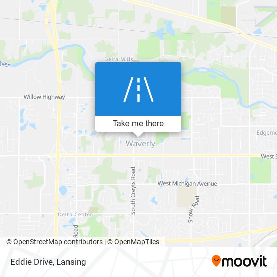 Eddie Drive map