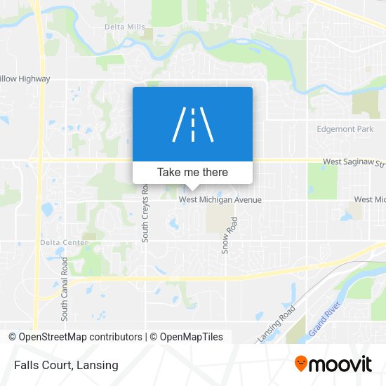 Mapa de Falls Court