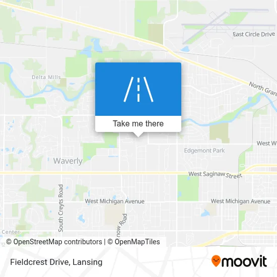 Fieldcrest Drive map