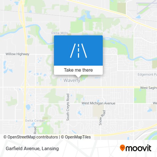Mapa de Garfield Avenue