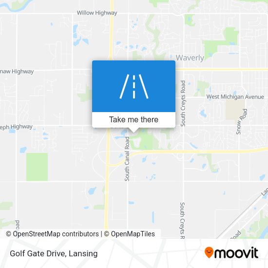 Mapa de Golf Gate Drive