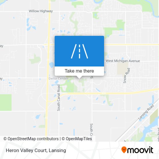 Heron Valley Court map