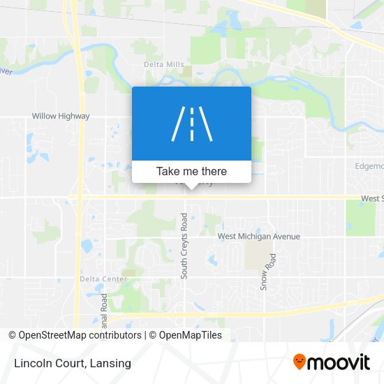 Mapa de Lincoln Court