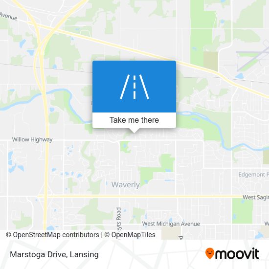 Marstoga Drive map