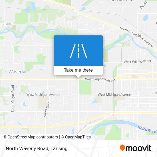 Mapa de North Waverly Road