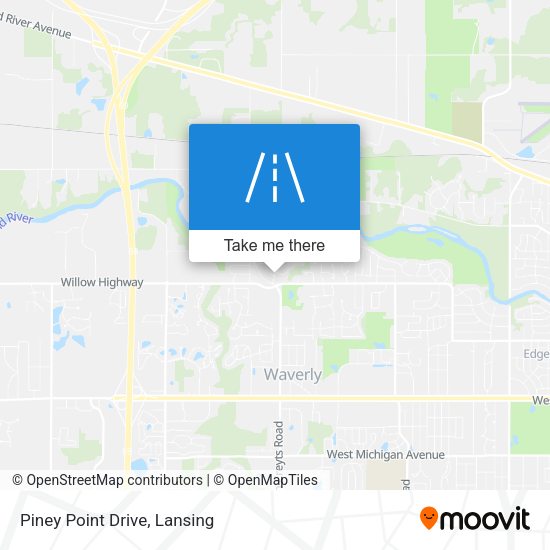 Mapa de Piney Point Drive