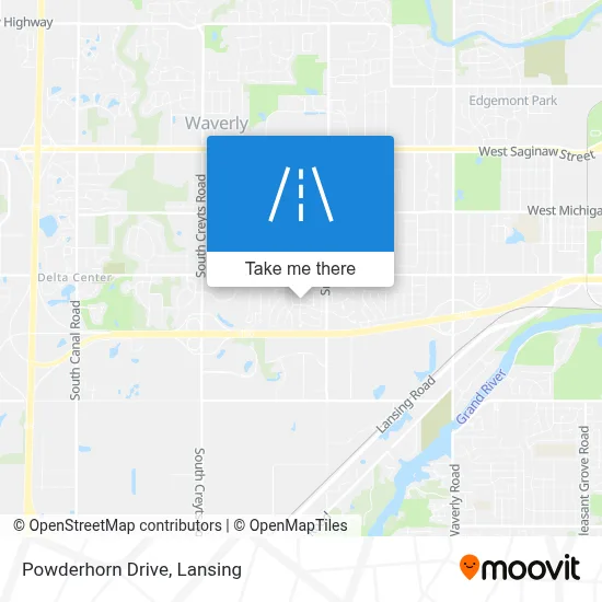 Powderhorn Drive map